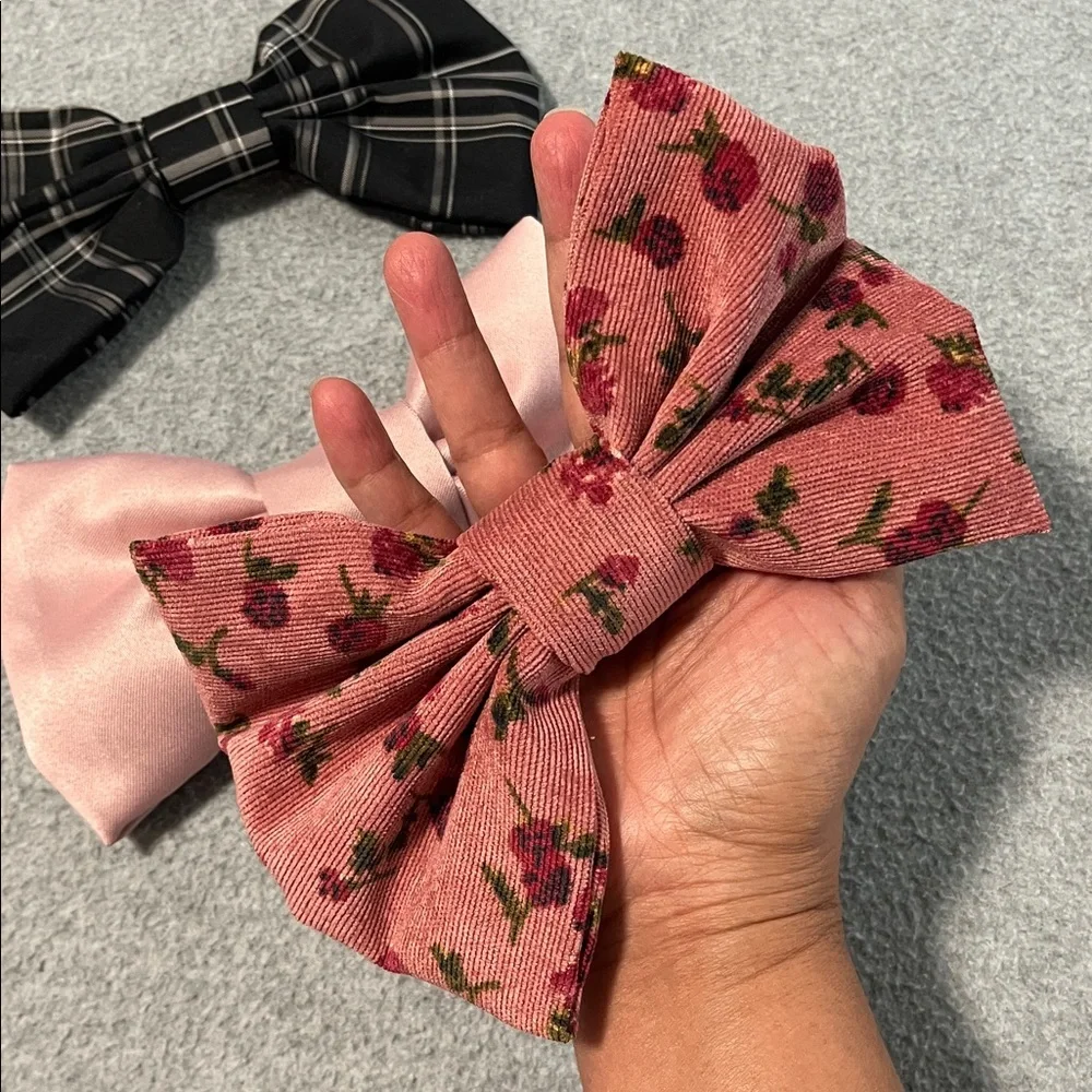 Large Hairbows Bundle Lot Academia Lolita Coquette Kawaii Cottagecore Preppy Bow
